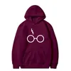 Herrtröjor tröjor herrtröjor tröjor harrys krukmakare män kvinnor glasögon tryck vinter fleece långärmad hoodie coat hombremen 'z230726