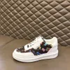 Topquality luxury designer shoes casual sneakers breathable Calfskin with floral embellished rubber outsole White silk sports US38-45 mkjkkk000004