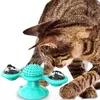 Jouets pour chats, moulin à vent à Double tête amusant, Massage rotatif, brosse à cheveux, nettoyage des dents, produits électriques pour animaux de compagnie chaton