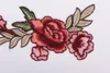 الفنون والحرف الأخرى الوردية زهرة الزهور خياطة خياطة الحديد على بقع شارة بارد مطرزة الملابس 2pcs
