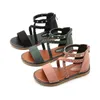 Flickor Sandaler Sommar Ny Fashion Princess Skor Barnens Soft-Soled Beach Skor Barns Gladiator Sandaler Skor Tjej G220418