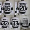 1967-1999 영화 레트로 CCM 하키 저지 스티치 16MarcelDionne 20LucRobitaille 30RogatienVachon 32JonathanQuick 99WayneGretzky 33McSorley 빈티지 유니폼