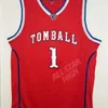XFLSP # 1 Jimmy Butler Tomball High School Retrocesso Jersey Costume Personalizado Qualquer Nome e Número