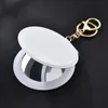 Keychains Mirror PU Cheather Chain Chain Saco Ring For Women Jewelry Gift Cartter Holder Case Bolsa Kichain Acessórios ENEK22