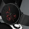 Bilek saatleri erkekler 2022 moda iş saatini logo yok için üst deri reloj hombre casual relogio maskulino saat