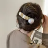 Pinces à cheveux en perles coréennes pour femmes, Barrettes, porte-queue de cheval, couvre-chef pour filles, épingles à cheveux douces, accessoires pour cheveux