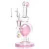 Newset 9 -Zoll Shisa Ball Perc Heady Bongs Showhead Percolator Gelenk mit Schüsselglaswasserleitung