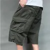 Plus w rozmiarze 8xl Cargo Shorts for Men Summer Casual Bawełna luźne luźne szorty desek Hip Hop Shorts Man Ubranie T200512