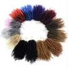 8インチMarley Marlybob Ombre Synthetic Hair Extensions 24 Strands/Pack Gehaakte Vlechten Marlybob Jerry Curl Jamaicaanse