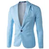 Marka White Blazer Men Men Mens Slim Fit Blazer Jacket Korean Stylish Single Button Men Suit Costume Veste Homme 220527
