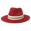 Chapeau de paille de soleil d'été pour femmes, casquette de plage Panama large côté pour hommes, Protection UV, chapeau Fedora Jazz