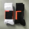 Chaussettes en coton de haute qualité pour hommes et femmes, crochet de cheville classique, respirantes, noires et blanches, chaussettes de sport de Football, de basket-ball