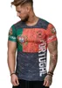 Jersey respirável Alemanha Espanha Suécia Portugal Russia Futebol Tshirt Men Sports Sports Tops Oversize Tops 220706