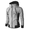 2022new hommes automne et hiver Jott sweats chaud coupe-vent homme veste Double fermeture éclair mode à capuche Sport vêtements S-4xl