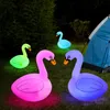 RGB 16 colori LED luci solari palla cigno lampada galleggiante per piscina IP67 illuminazione impermeabile vasca luci notturne giocattoli giardino esterno