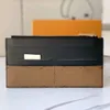 Portafoglio unisex con cerniera versione alta Portafoglio sottile Presbiopia Portafogli da uomo versatili Pochette di design Portamonete di marca Porta carte multi-carta Portafogli tascabili di lusso