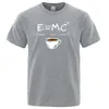 Milkcoffee Printing Men Tshirt 캐주얼 통기성 Tshirts 재미있는면 느슨한 티 셔츠 거리 대형 Tshirts Man 220608