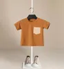 夏の子供Tシャツの男の子の女の子子供Tシャツの服の赤ちゃん幼児の綿の格子縞の縞模様のティートップスの服