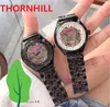 Trois Stiches Messieurs Montres 40 mm Tourbillon Tourbillon Tourbillon Skyfall Skyfall Hommes Christwatch Bristwatch Grossiste en gros et au détail