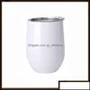 Canecas Drinkware Cozinha Bar Bar Home Garden 304 Garrafa Térmica de Aço Inoxidável Copo Fino Corpo Anti-Queimadura Garrafas DIY Transf Dhd0B