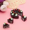 10 PCS Dollhouse Cakes Kawaii DIY Miniaturowy sztuczny fałszywy Fake Doll Food Cake Ornament Rzemiosła