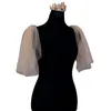 Berets Elegant Style Wedding Shawl Shrug Wrap Gilding Decor Shinning Shoulder CapeletBerets