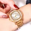 Wristwatches 2022 Top Brand Selling Luxury Ladies Watch Waterproof Fashion Stainless Steel Band Business Women Drop