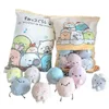 En väskbitar mellanmål pudding mjuk kudde bea cat monster plysch kudde kreativ anime prydnad kudde tecknad docka leksaker för barn j220704