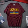 Ukraine Pride Style Vintage Drapeau Ukrainien Ukraine Heritage homme femme style rétro coton T-shirt surdimensionné 220704