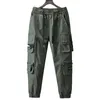 Men's Jeans Fall/Winter Overalls Loose Casual Multi-Pocket Trousers