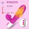 Nxy Vibrators Thrusting Clitoral Multifunction g Spot Vibrator Female Heating for Women Clitoris Sucker Sex Toys Goods Adult 18 220420