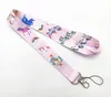 Ciondoli per cellulare Charms 100pcs unicorno Cordino per cartoni animati Portachiavi Carta d'identità Hang rope Sling Neck strap Ciondolo ragazzo ragazza Regali # 23