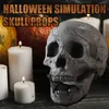 Autres fournitures de fête festive Halloween Fire Pit Skull Party Decoration Simulat 220823