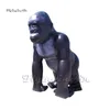Grande scimpanzé gonfiabile di esplosione di aria del modello 4m della mascotte animale del fumetto della gorilla per la decorazione del parco e dello zoo