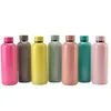 Glitter Colors Tumblers Flask Sporty Butelka Wody Double Walkled Ze Stali Nierdzewnej Próżniowe Kubki Travel Thermos 17oz CCA13081