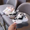 2022 Oddychający szary gruby sneaker dla chłopców Baby Outdoor Buty do biegania Dziewczęta różowe buty tenisowe