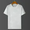 Herr t-shirts Summer Men's Thin Ice Silk Sticked T-shirt Male Loose tröja Toppar Män Kort ärm Runda nacke A202MEN'S MILD22