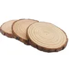 Natural Wood Slices 3.5-4 inch Craft Wood kit Circles Crafts Christmas Ornaments Rustic Wedding Decoration DIY Crafts with Bark for Crafts