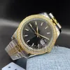 Automatische mechanische herenhorloges 41/36/31/28MM Volledig roestvrijstalen diamanten bezel Superlichtgevende waterdichte horloges Montre de luxe dropshipping dameshorloge