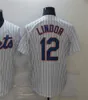 20 Pete Alonso Baseball12 Francisco Lindor 18 Darryl Strawberry Blank 2022 genähte Trikots Männer Frauen Jugend Größe S--XXXL