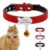 Personalisiertes Katzenhalsband, personalisierbar, für Welpen und kleine Hunde, ID-Halsbänder mit eingraviertem Namen und Telefonnummer, kostenlose Gravur für Chihuahua XXS XS S 220621