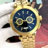 2022 new fashion mens watches fashion black dial automatic calendar gold bracelet discount master men wear gift menswear watch high-end