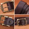 Kemerler retro oyma çiçek kadınlar kemer vintage kare pim pu deri bel zarif kot pantolon bayan belbandsbelts fier22