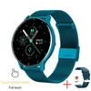 2022 ZL02 MĘŻCZYZN KOBIETY Smartwatch Bluetooth Waterproof Waterproof Tętno Tracker Smart Watch Bransoletka na iPhone'a i Androida