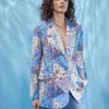 T608 Abiti da donna Blazer Tide Marchio Stilista retrò di alta qualità Serie di stampe di moda Giacca da uomo Slim Taglie forti Abbigliamento da donna