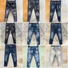 Mens jeans Rips straight denim Jeans italy Fashion Slim Fit Washed Motocycle Denims Pants