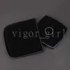 Hot Acrylic Compact Mirrors Folding Velvet Dust Bag Mirror With Gift Box Black Makeup Tools Portable Classic Style