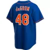 22 23 Custom S-4XL Pete Alonso Starling Marte Francisco Lindor Jacob deGrom Justin Verlander Carlos Correa Luis Guillorme Max Scherzer Brandon Nimmo Koszulki