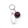 أشرطة Bowling Ball Keys سلاسل متعددة ألوان عرضية غير رسمية الرجال الرجال نساء مراهقة مفاتيح مفاتيح 4 ألوان