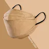 neue kn95-Maske Morandi Farbe Einweg-Staubschutz Fischmund Weidenblattmaske unabhängige Verpackung